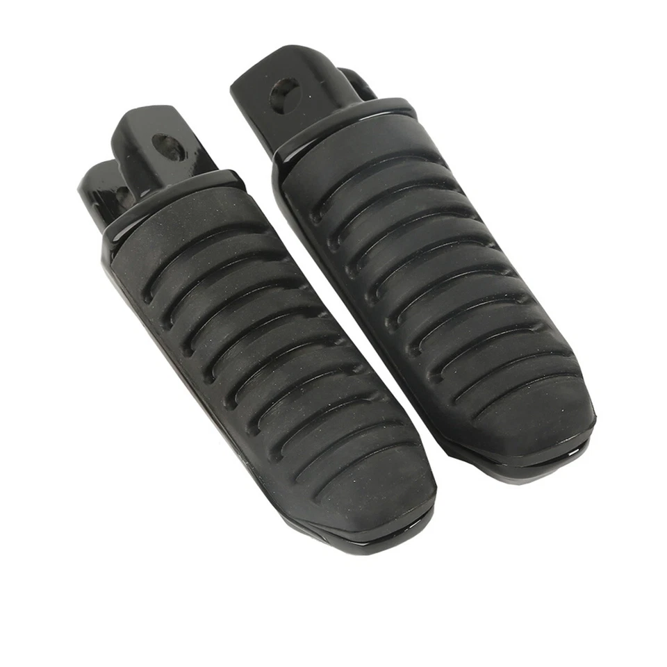 estriberas delanteras negras clavijas reposapiés aptos para Suzuki Hayabusa GSX1300R 1999-2012 Foto 4 de 4