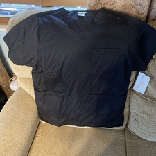 Barco Essential Scrub Top Black M Medium Medical Uniform