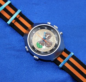 Omega Flightmaster First Generation Tropical Dial Omega NATO Ref 145.013  w/Box | eBay