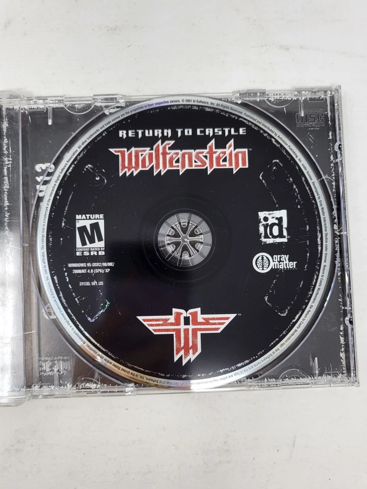 Return to Castle Wolfenstein PC 2001 Id Software Activision Gray Matter Rated M - Image 3 of 4