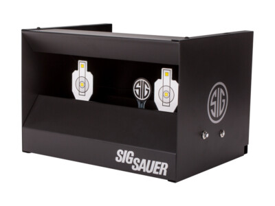 (NEW)Sig Sauer Dual Shooting Gallery Airgun Target with Knockdown Reset Function