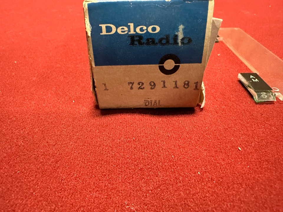 NOS 1966-1967 CHEVROLET CORVETTE AM/FM RADIO DIAL LENS GM 7291181 66-67 - Image 3 of 3