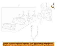 GM OEM 02-07 Avalanche 1500 Headlamp Support Pin 15173146