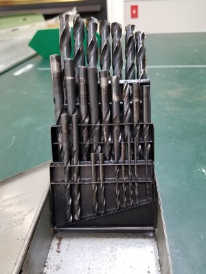 SnapOn Vintage Drill Index #29, 25 Bits 1/16~1/2 MISSING BITS