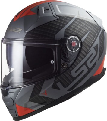 Integralhelm LS2 FF811 Vector II Splitter matt titan red