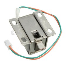 Door Cabinet Drawer Electric Solenoid Lock Tongue Upward Assembly DC 12V Slim D