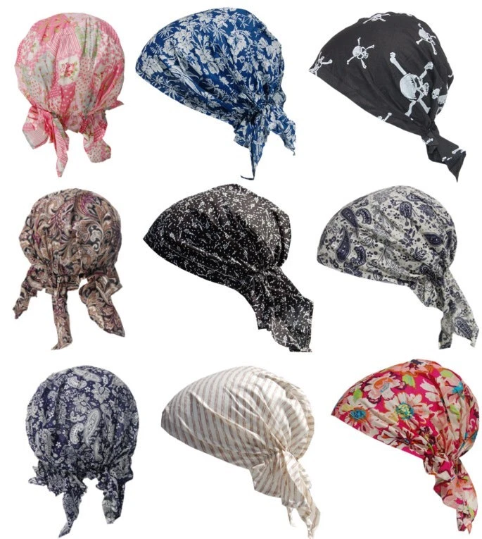 Kopftuch Bandana Chemo Damen Mütze Leicht Sommer Baumwolle Cool4 E02 - Bild 2 von 2