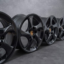 18 Oem Porsche 993 996 911 Turbo Twist Factory Original Wheels Rims 18x7.5 Et50