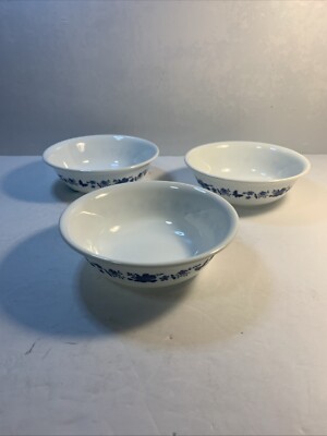 NWT  CORELLE '' PIONEER WOMAN '' BLUE 6 1/4''  18oz   SOUP  CEREAL BOWLS   SET OF 3