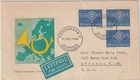 DENMARK: 1960 FIRST DAY COVER, SCOTT # 379 EUROPA AIRMAIL COVER