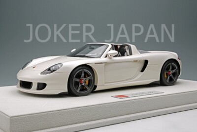 Make Up EIDOLON 1/18 Porsche Carrera GT 2004 Pearl White EML070I JDM