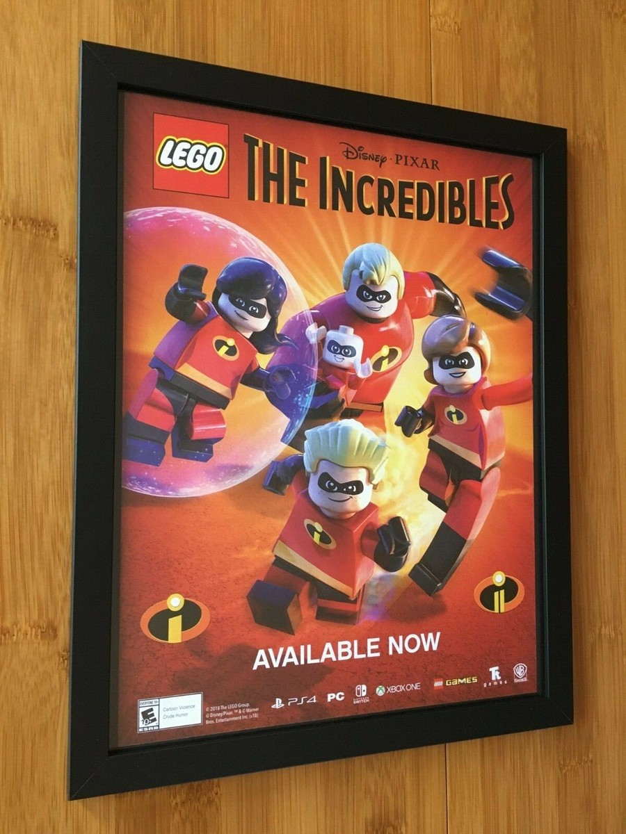 LEGO The Incredibles Framed Print Ad/Poster Official PS4 Xbox One