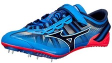 Mizuno Track and Field Spike shoes X BLAST Elite U1GA2102 Blue x navy x red US8