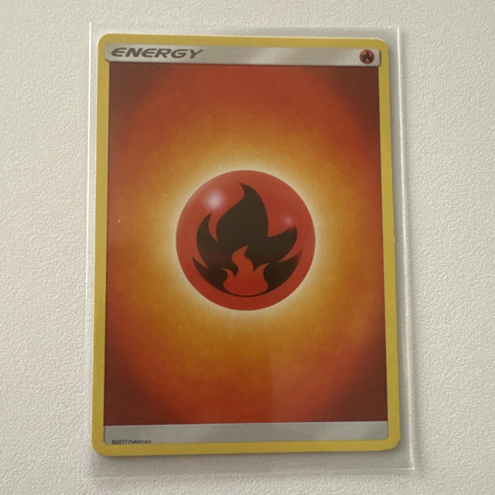 Pokémon TCG Card Fire Energy 2017 Pokemon Sun & Moon