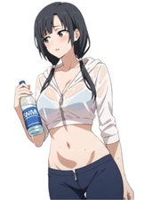 Ema Yasuhara Shirobako Waifu Weatherproof Anime Sticker 6" Car Decal