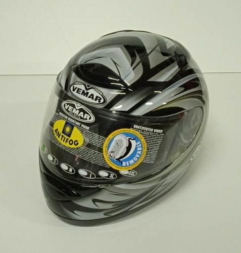 CASCO CASCHI MOTO SCOOTER INTEGRALE VEMAR VPS MULTICOLORE TAGLIA XS 54 |  eBay