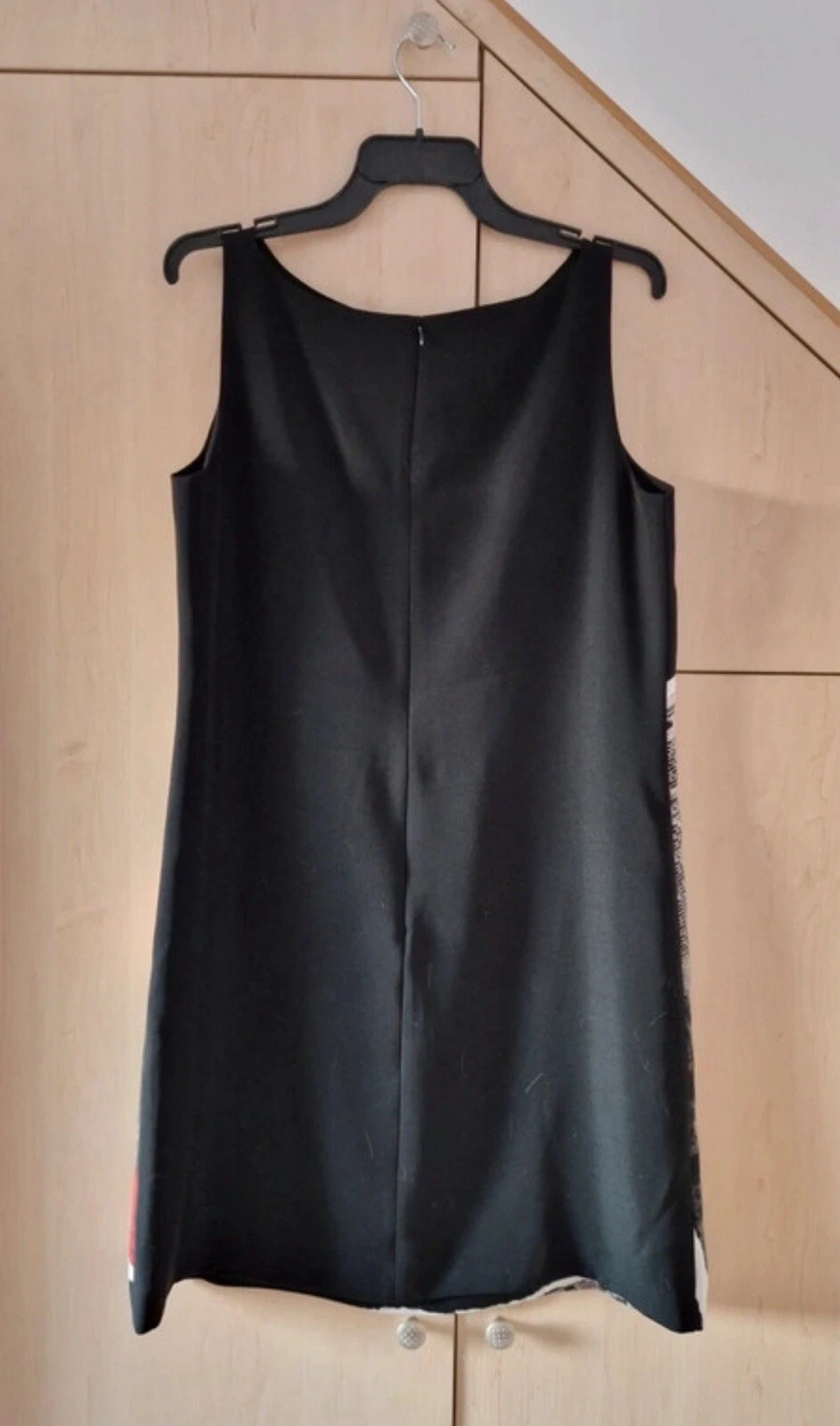 Abito nuovo senza etichette Moschino economico e chic taglia 14 Y2k vintage giornale moto Quirky L