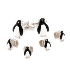 Penguin Formal Studs and Cufflinks Set