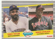 FREE SHIPPING-MINT-1989 Fleer Terry Taylor Vance Lovelace #651  PROSPECTS