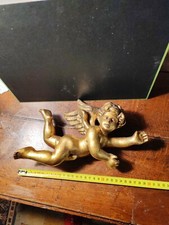 ANGELO Sculturina In Legno Dorato Vecchia Cm 28 💫👏💥