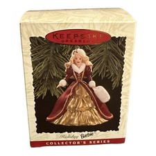 Mattel Keepsake Ornament Holiday Barbie Collector's Series 4 Hallmark 1996