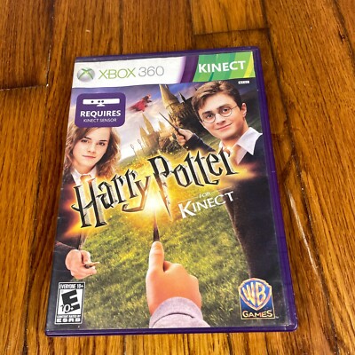 Harry Potter for Kinect (Microsoft Xbox 360, 2012) Complete in Box CIB