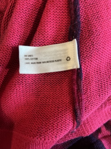Gap women’s XS pink Ikat Cotton Open waterfall cardigan sweater Barbie core A - Picture 5 of 5