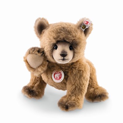 STEIFF NODDING Teddy Bear EAN 021466 ALPACA 9.5'' (24cm) Brown 1st Steif Nodder 
