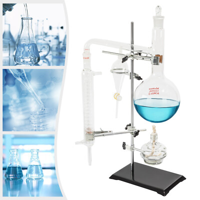 1000ml Distillation Apparatus Chemistry Lab Equipment For Chemistry Experiment
