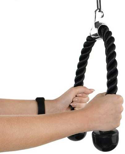 Corda Nylon per Trazioni Tricipiti Bicipiti Fune Allenamento Cavo Palestra Pesi - Foto 8 di 12