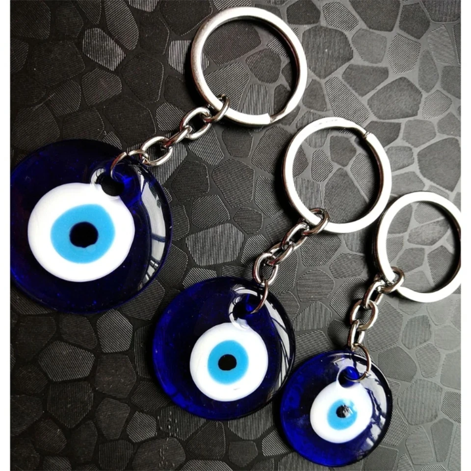 Nazar Boncuk Schlüsselanhänger Evil Eye Blauer Böser Blick Glücksbringer Türkiye - Bild 2 von 4