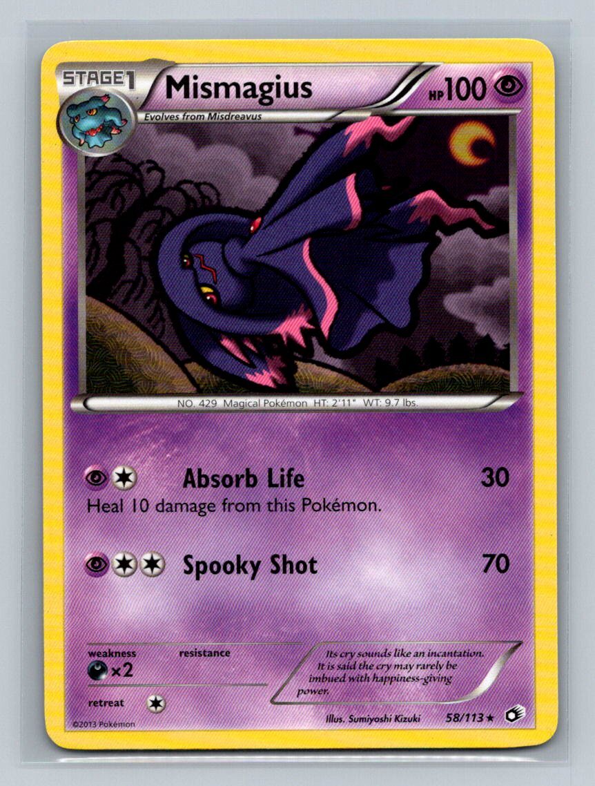 Mismagius Legendary Treasures 58/113 Near Mint NM