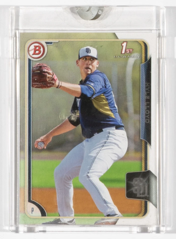 Kyle Lloyd 2015 Bowman Prospects Topps Vault 1/1 Blank Back Rookie Card BP-47 RC - Image 4 of 4