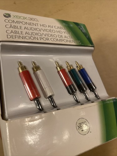 Official Microsoft Xbox 360 Component HD AV Cable (Brand New Factory Sealed) - Picture 12 of 12