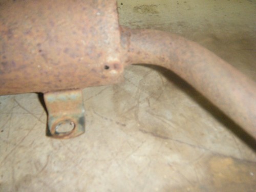 HONDA ATC 70 OEM REAR EXHAUST ( MUFFLER ( NEEDS REPAIR ) O1624 1982 - Picture 11 of 14
