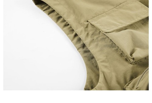 Mens Vest Waistcoat Utility Multi-Pocket Fishing Vest Sports Workwear Fisherman - Picture 15 of 24