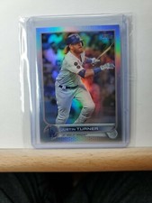 2022 TOPPS Series 1 Baseball Justin Turner base RAINBOW Foil/HOLO # 257