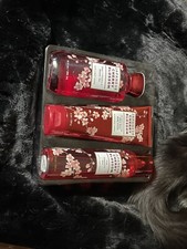 Bath Body Works Japanese Cherry Blossom 3 Pc Set Mist Body Cream Gel