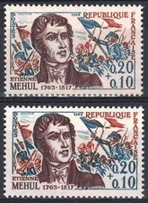 France Stamp 1371 " Musician Méhul Variety Colours " New Xx Luxury M377