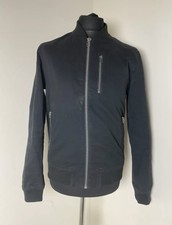 Topman Men Black Zip Up Jacket Size M