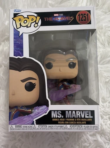 NIB Funko POP! Marvel Studios The Marvels Vinyl Bobble Figure MS. MARVEL #1251