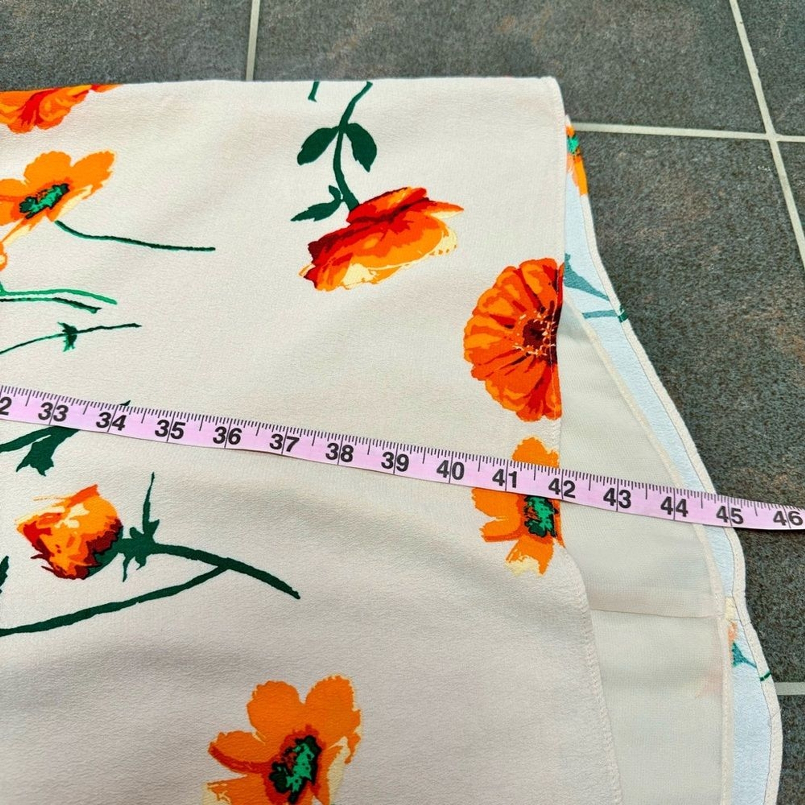 Wilfred Creneau Floral Print Sleeveless Slip Midi Dress Strappy Aritzia Cream 6