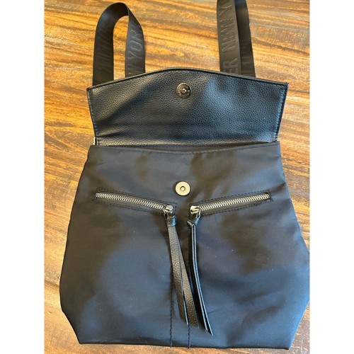 Botkier New York Backpack Convertible Straps Black Nylon Small - Picture 4 of 12