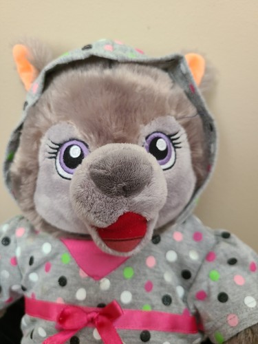 BABW Great Wolf Lodge Build A Bear BABW Violet the Wolf retirado - Imagen 5 de 13