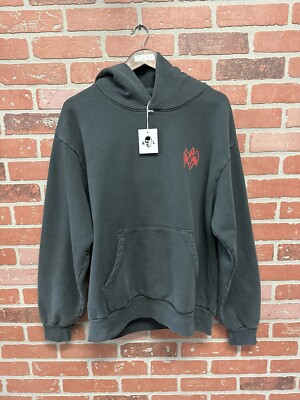 Size M Warren Lotas “Camp Blood” Hoodie Grey 100% Authentic