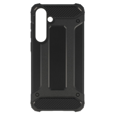 FÜR SAMSUNG GALAXY S25 EDGE - ARMOR FORCELL Back Case Hülle Tasche Handy SCHWARZ