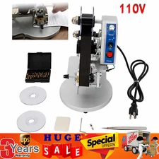 Manual Hot Foil Stamping Machine Ribbon Coding Date Batch Character Code Printer