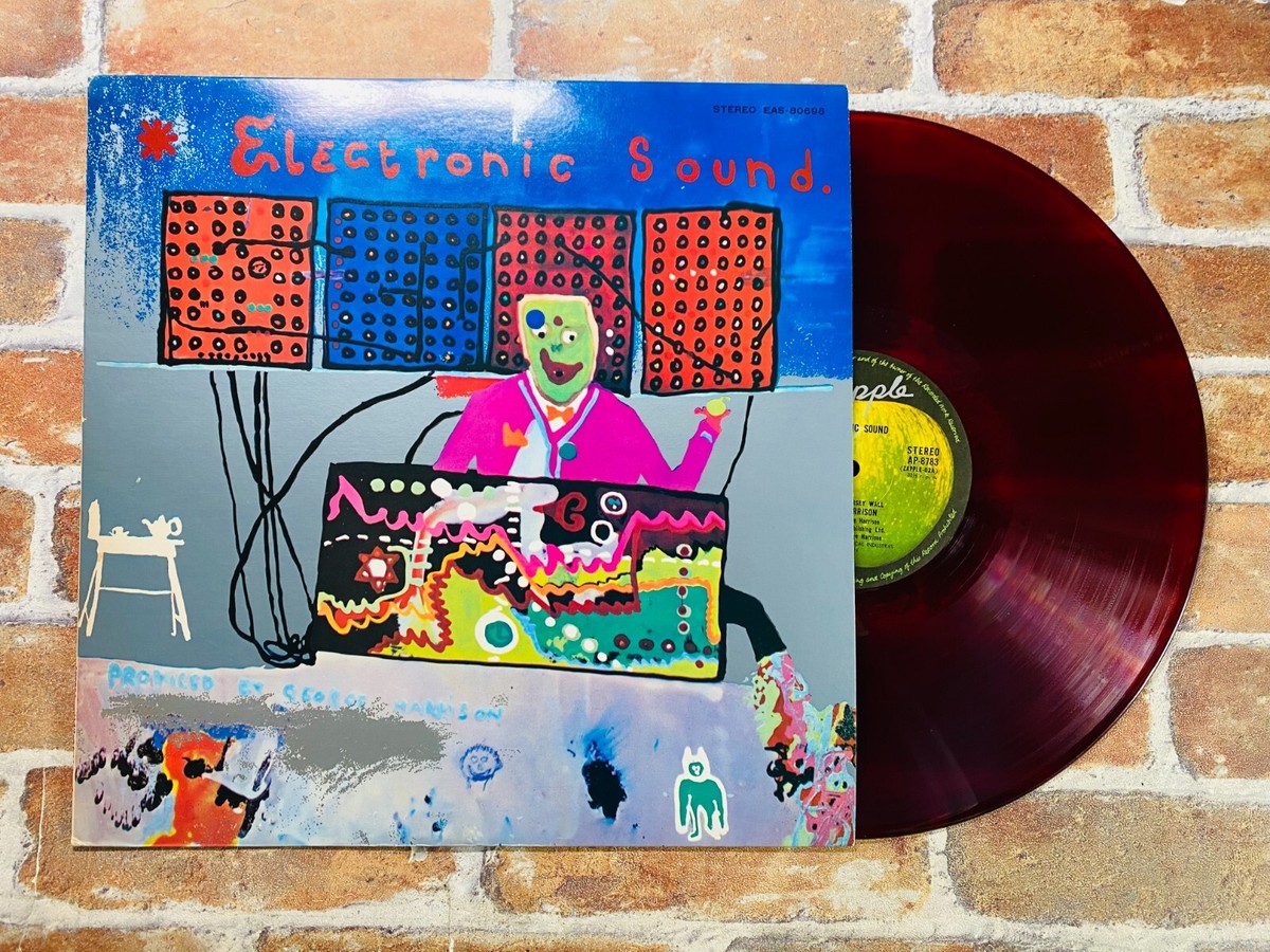 GEORGE HARRISON ELECTRONIC SOUND JAPAN ISSUE VINYL RECORD RED WAX