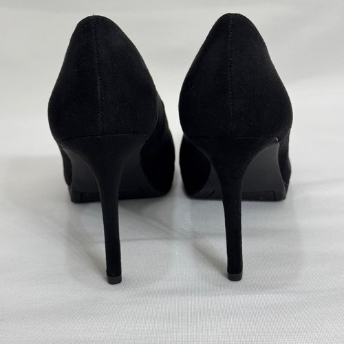 Lauren Conrad Women's High Heels Black Suede Shoes Size 10 - Picture 8 of 8
