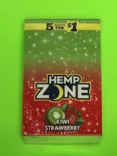 FREE GIFTS🎁Hemp Zone Kiwi🥝Strawberry🍓75 High Quality Rolling Papers 15 packs